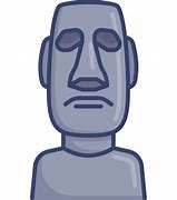 Image result for Easter Island iPhone Emoji