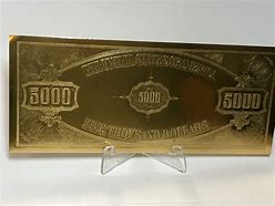 Image result for 5000 Gold Certificate