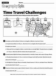 Image result for Time Zone Map Worksheet