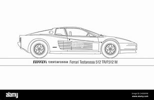 Image result for Ferrari Testarossa vs 512 TR