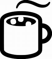 Image result for Hot Chocolate Clip Art Black and White