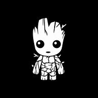 Image result for Baby Groot Stencil