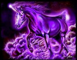 Image result for Purple and Blue Unicorn
