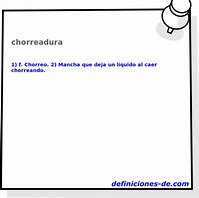 Image result for chorreadura