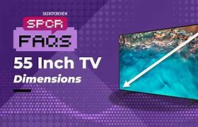 Image result for How Big Is 55-Inch TV