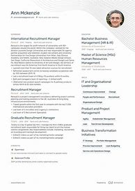 Image result for Recruiting Manager Resume Sample