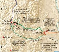 Image result for Bethel and Ai Map