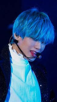 Image result for Kim Tae Hyung Blue