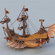 Image result for Steampunk Ship Model