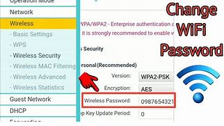 Image result for Change Password for Wi-Fi