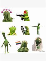 Image result for Kermit Sticker Memes