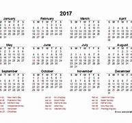 Image result for 2017 Claender Year
