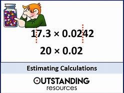 Image result for Estimating Calculations