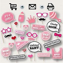 Image result for Baby Girl Photo Booth Template