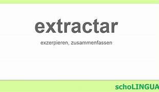 Image result for extractar