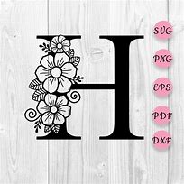 Image result for Pretty Letter H Designs