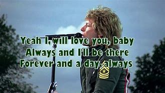Image result for Always Bon Jovi Lyrics