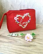 Image result for Red Makeup Pouch