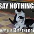 Image result for Safety Cat Meme
