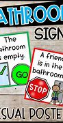 Image result for Bathroom Signs for Kinder Classrooms