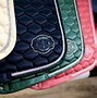 Image result for White and Rose Gold Dressage Saddle Pad