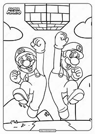 Image result for Mario Bros Coloring Pages