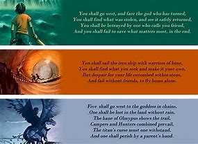 Image result for All Percy Jackson Prophecies