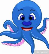 Image result for Adorable Cartoon Octopus