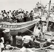 Image result for Vietnam Refugees Boat People