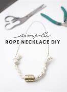 Image result for Rope Necklace DIY