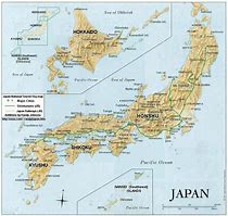 Image result for Printable Map of Japan