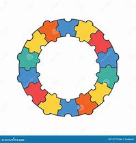 Image result for Circle Puzzle Template