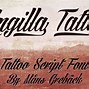 Image result for Sharp Tattoo Fonts
