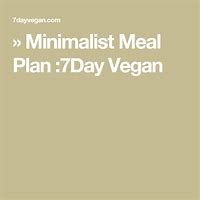 Image result for Minamilist Vegan Diet