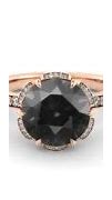 Image result for Black Diamond Engagement Ring