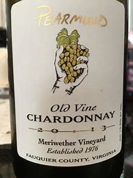 Image result for Pearmund Chardonnay Old Vine Meriwether