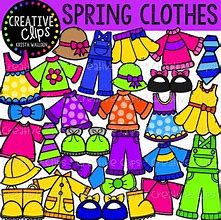 Image result for Clothes for Spring Clip Art