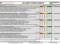 Image result for 5S Rough Audit Sheet