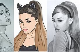 Image result for Drawing Ideas Ariana Grande