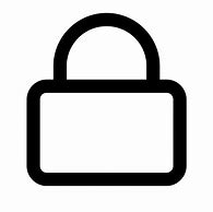 Image result for White Lock Icon PNG
