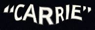 Image result for Carrie Movie Logo
