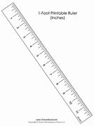 Image result for Foot Ruler Actual Size