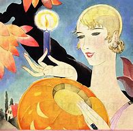 Image result for Art Deco Halloween