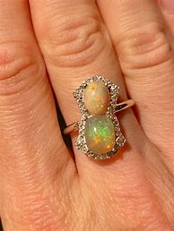 Image result for Real Opal Rings for Women