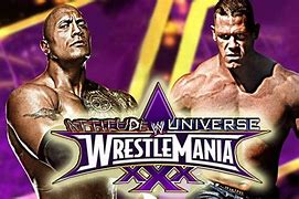 Image result for WrestleMania 30 The Rock Fire