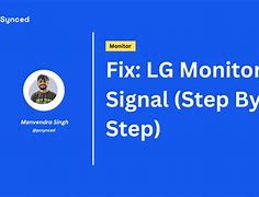 Image result for LG Monitoe No Signal