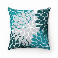 Image result for Teal and Blush Throw Pillows