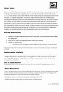 Image result for Return Policy Template for Website
