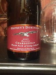 Image result for Osprey's Dominion Chardonnay Regina Maris