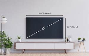 Image result for 75 Inch TV Sizing Chart